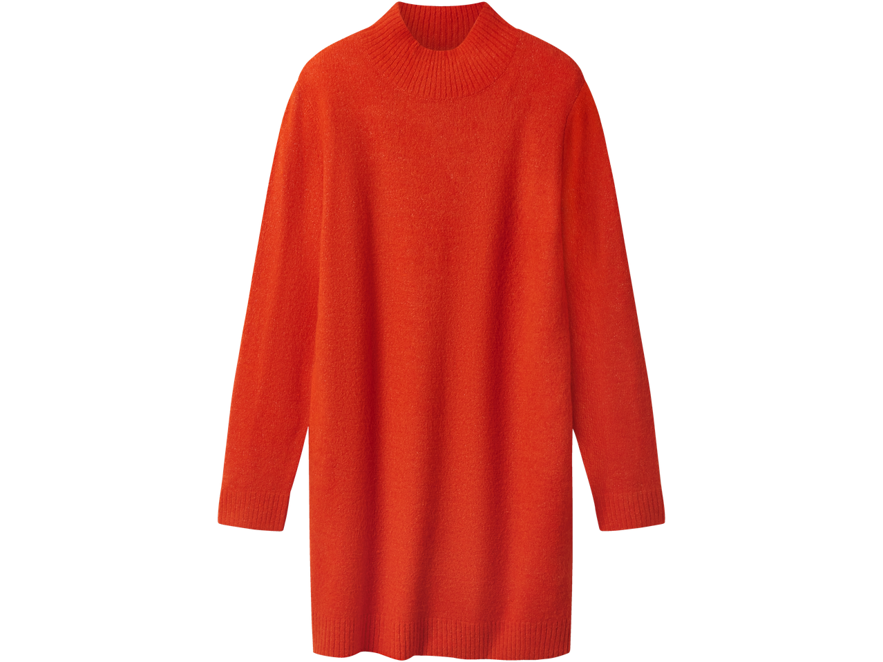 Esmara® ladies' jumper dress in a vibrant orange color.