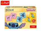 Disney Stitch memory game with character cards and a 3+ age rating.
