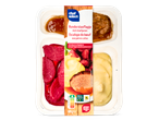 Chef Select runderstooflapje met stoofperen, uienjus en aardappelpuree in een kant-en-klaar maaltijd.