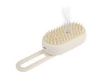 Electric pet grooming brush with steam function