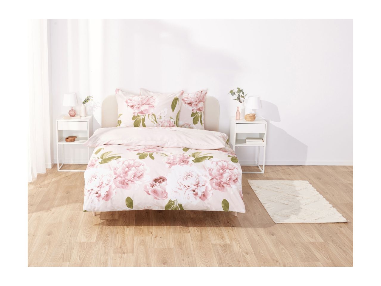 Go to full screen view: Livarno Home Renforcé Duvet Cover Set - King - Image 3