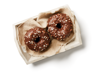 Cronut met caoglazuur