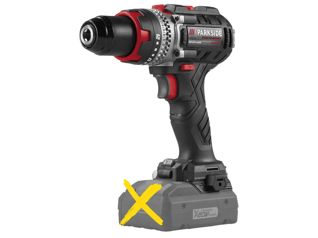 Акумулаторна бормашина Parkside Performance с батерия X 20V Team.