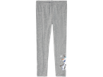 Grey leggings featuring Olaf from Frozen.