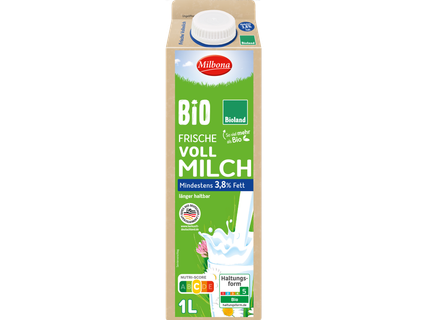 Bioland Frische Vollmilch