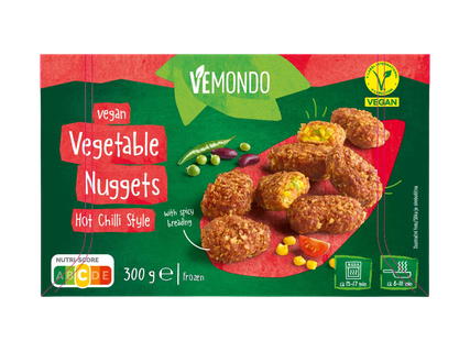 Vegán zöldségnuggets