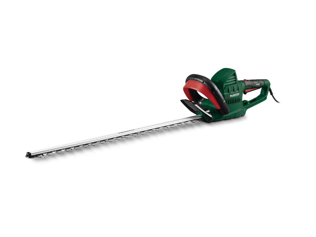Parkside PHHS 650 A1 gyvatvorės žirklės su ilgu pjovimo peiliu.
