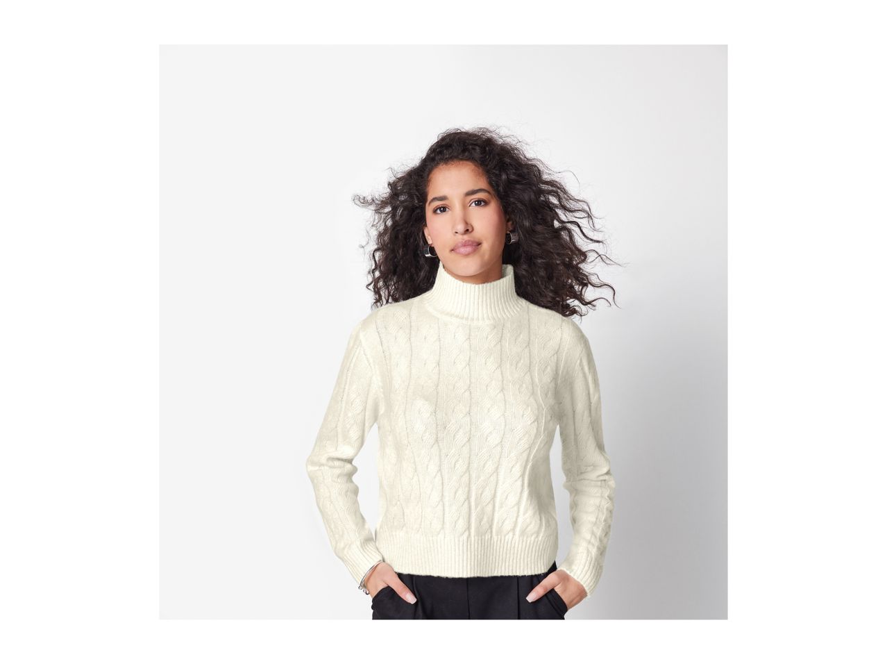 Esmara Ladies' White Jumper