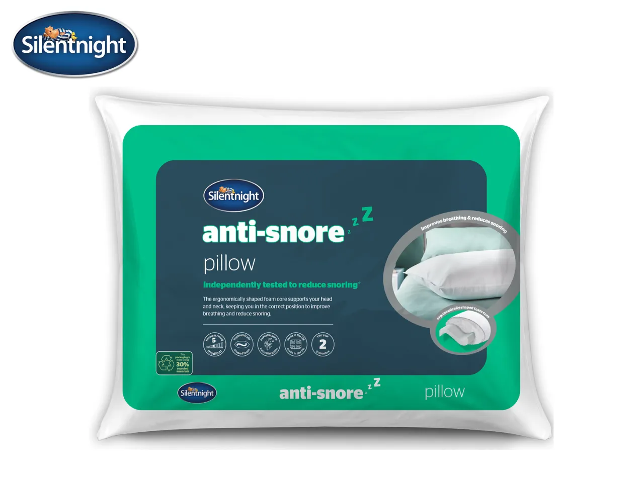 Silentnight Anti-Snore Anti-Allergy Pillow