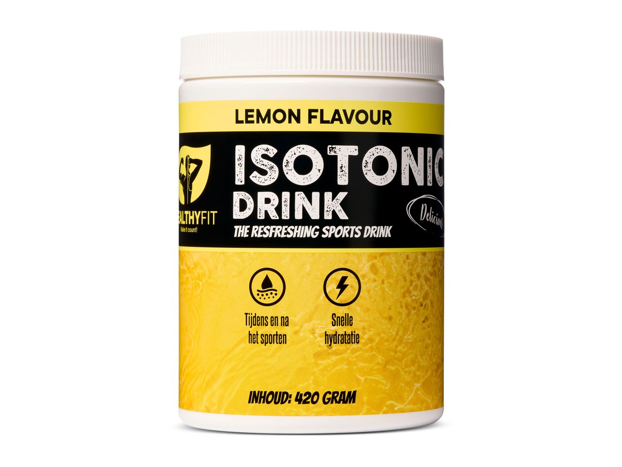 Ga naar volledige schermweergave: Isotone sportdrank poeder citroen - afbeelding 1