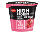 Milbona High Protein Framboos-Granaatappel Melkproduct, mager, lactosevrij, 20g eiwit.