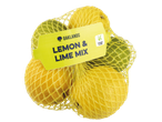 Oaklands lemon & lime mix in a net bag.
