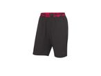 Black Men’s Sport Shorts with red waistband.