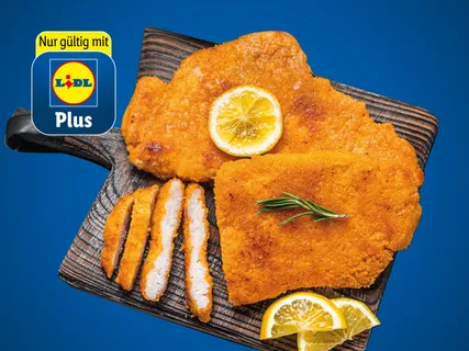 Frisches Wiener Schnitzel Paniert Oder Cordon Bleu