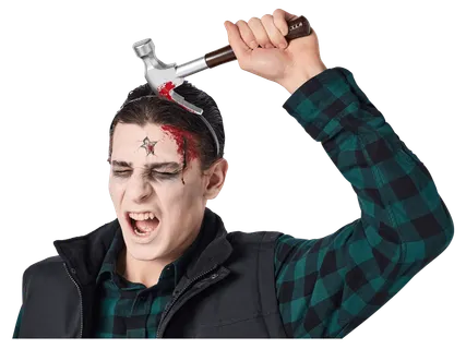 Halloweeni hajpánt / szemüveg / álarc