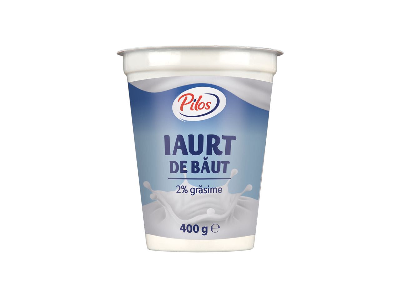 Iaurt de băut Pilos, 2% grăsime, 400g.