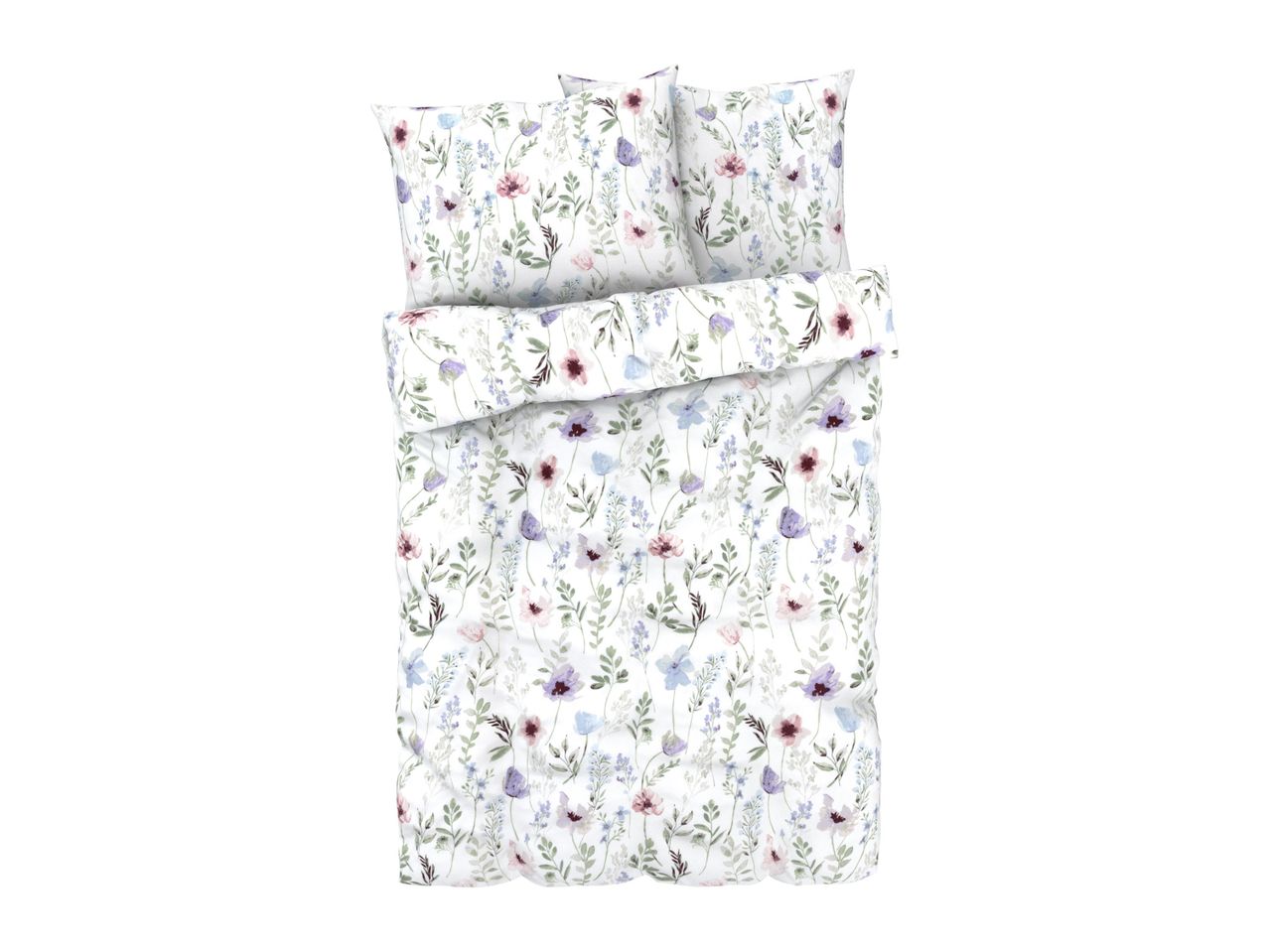 Go to full screen view: Livarno Home Renforcé Duvet Cover Set - King - Image 1