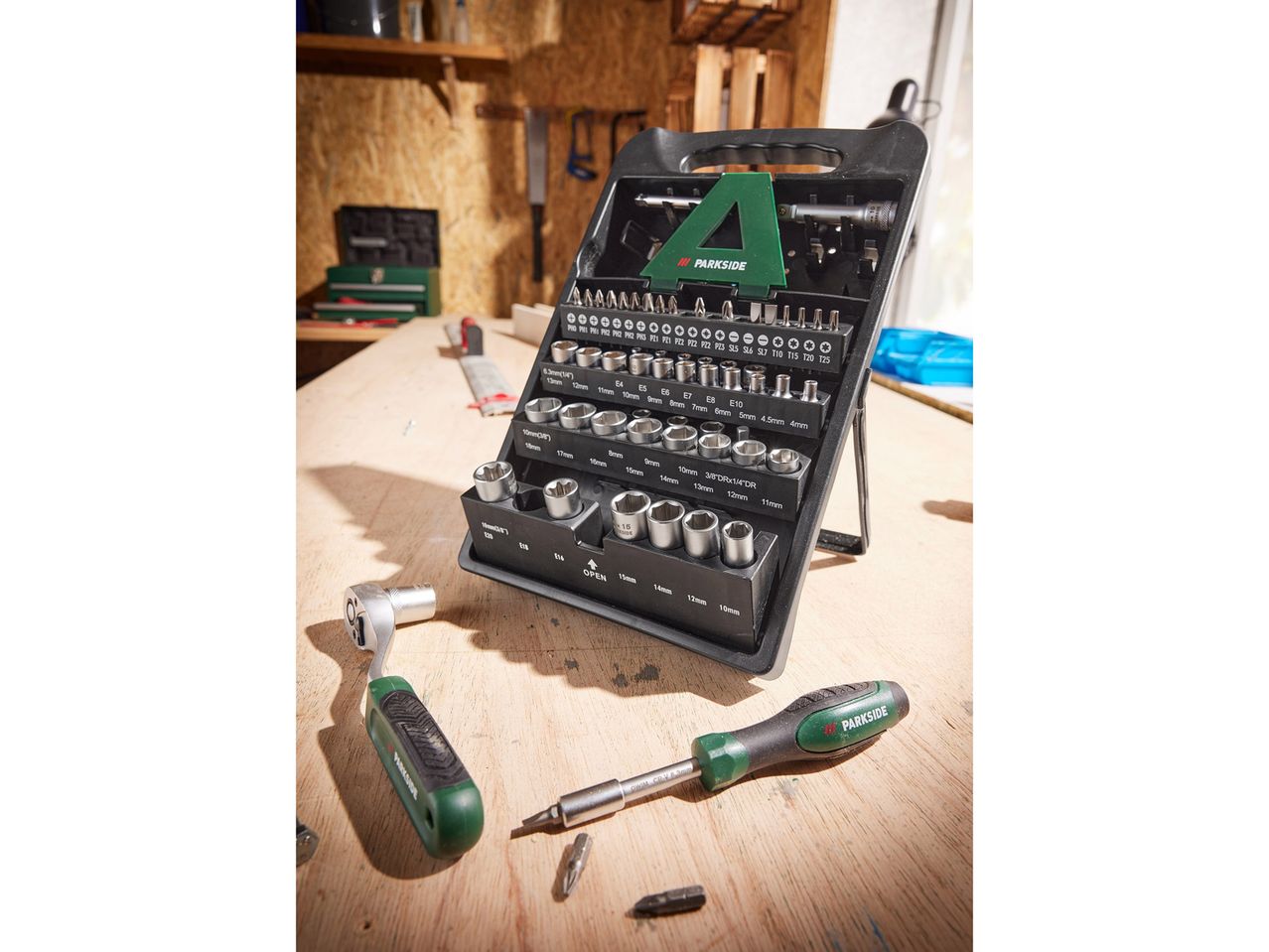 PARKSIDE® Σετ κλειδιά με καρυδάκια και bits | Socket Set