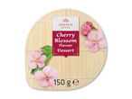 Rund emballage til japansk dessert med kirsebærblomstsmag, 150g.