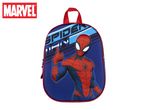 Blue backpack with Spider-Man giving a thumbs up, and the text 'SPIDER-MAN'.