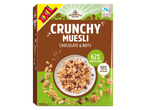 Muesli crocant Crownfield XXL cu ciocolată și nuci.