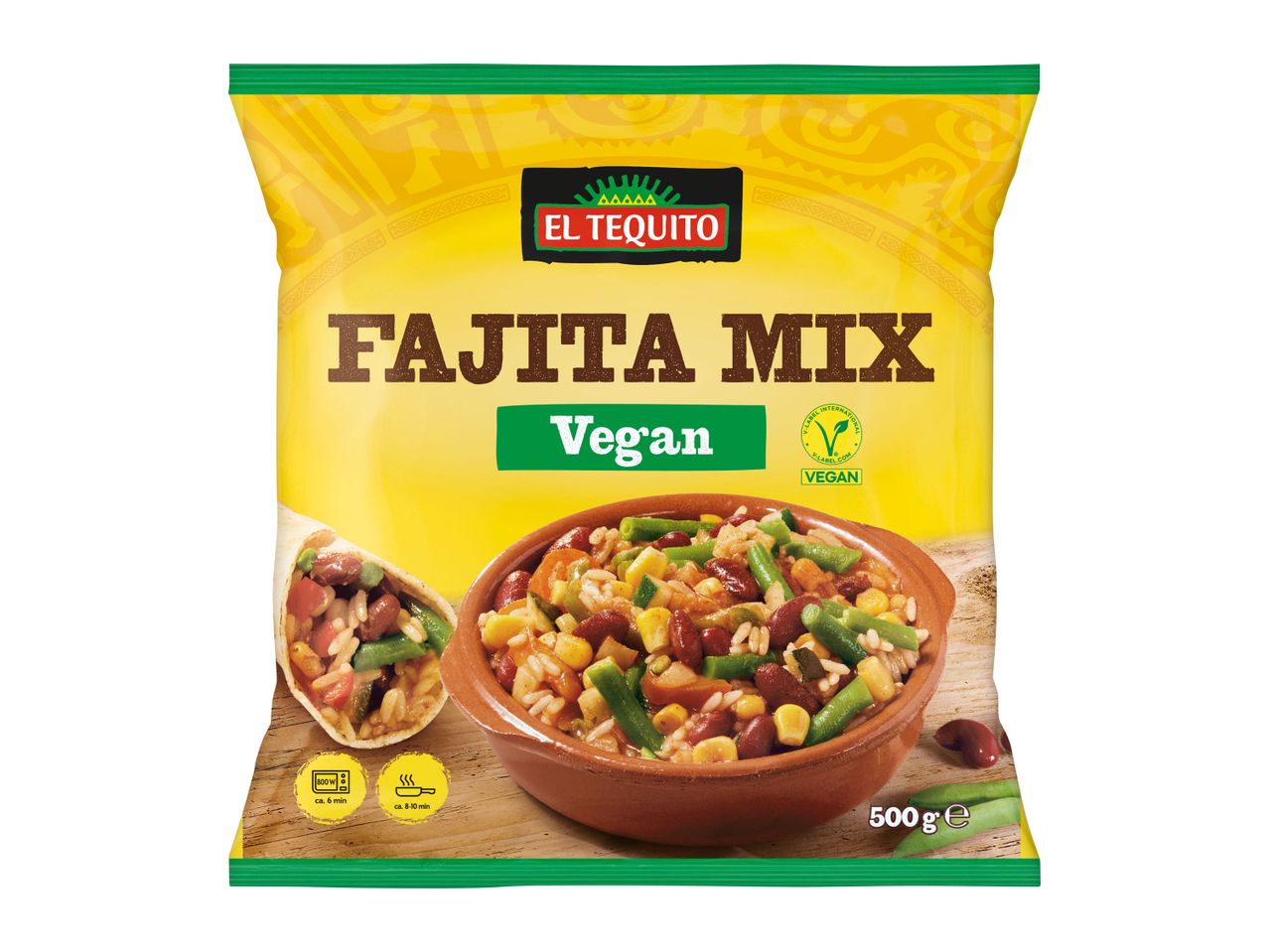 El Mexicano Vegan Fajita Mix package.