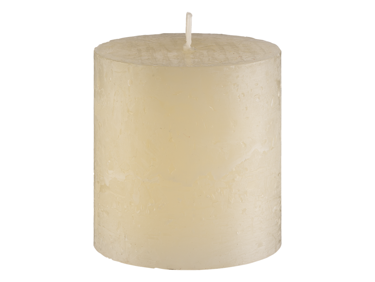 LIVARNO home staba svece gaišā, krēmkrāsas tonī