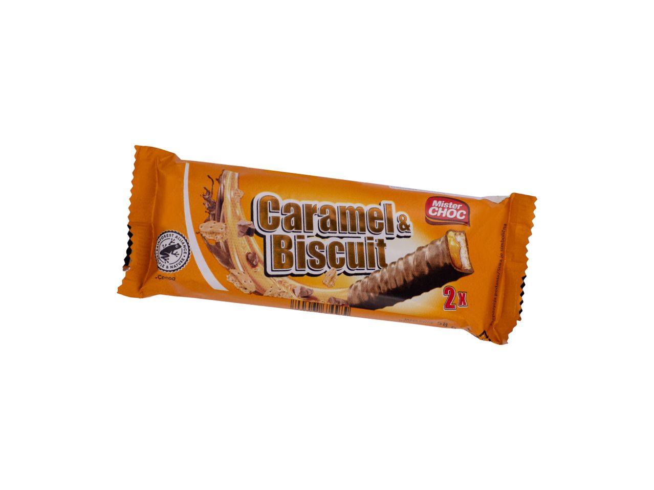 Mister Choc Caramel & Biscuit čokoladica sa 2 komada.