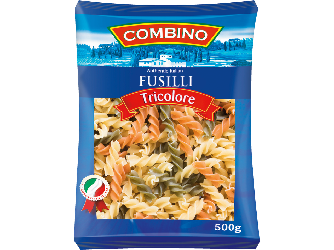 Paste Combino Fusilli Tricolore, 500g.