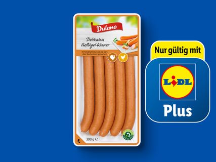 Dulano Delikatess Geflügel-Wiener