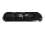Black and grey ankle weight with a 0.75 kg label and adjustable strap.