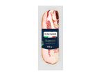 Packaged cured pork cheek (guanciale) with an Italian flag design, 300g.