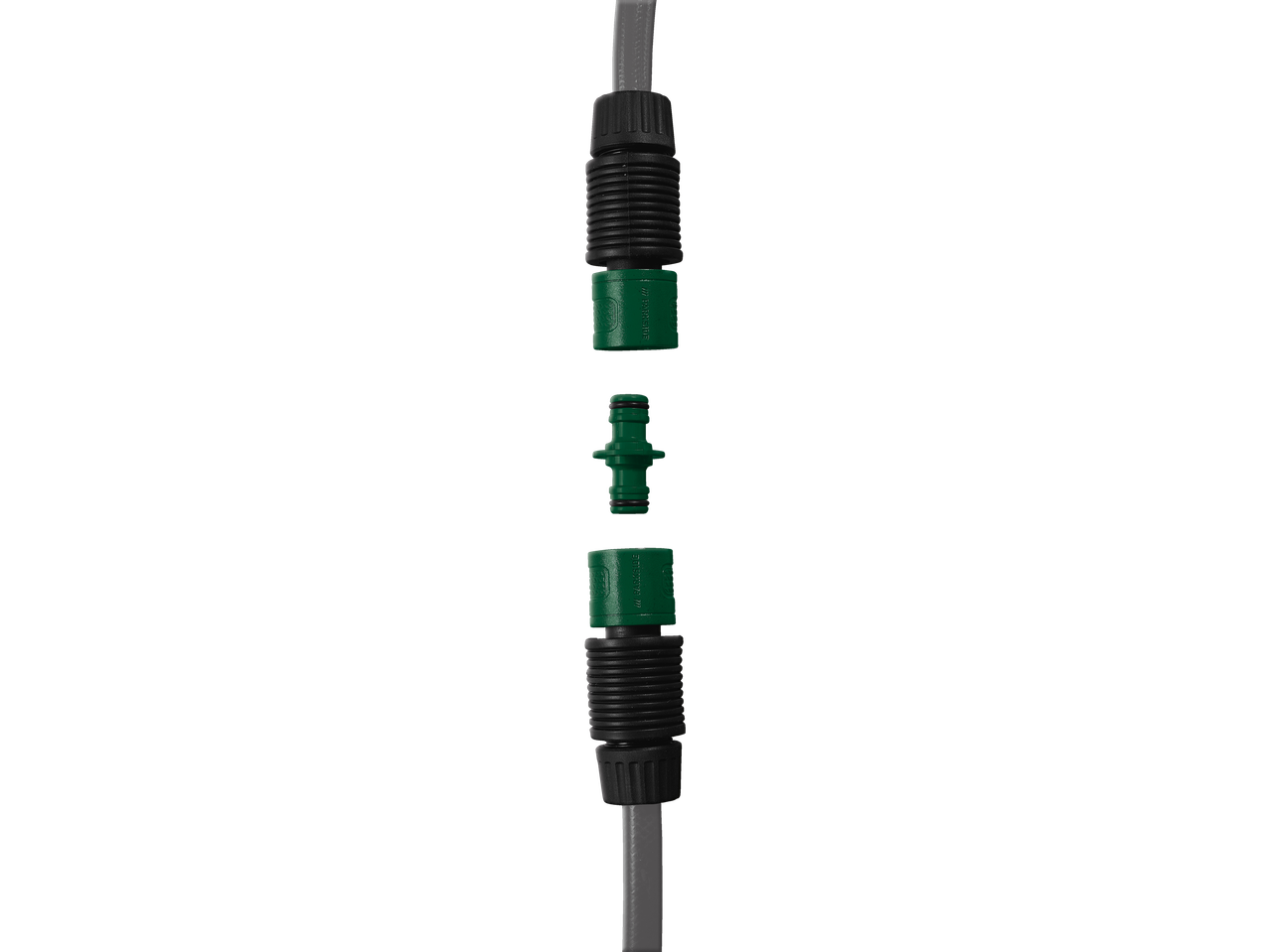 Conectores de mangueira GARDENA para irrigação.