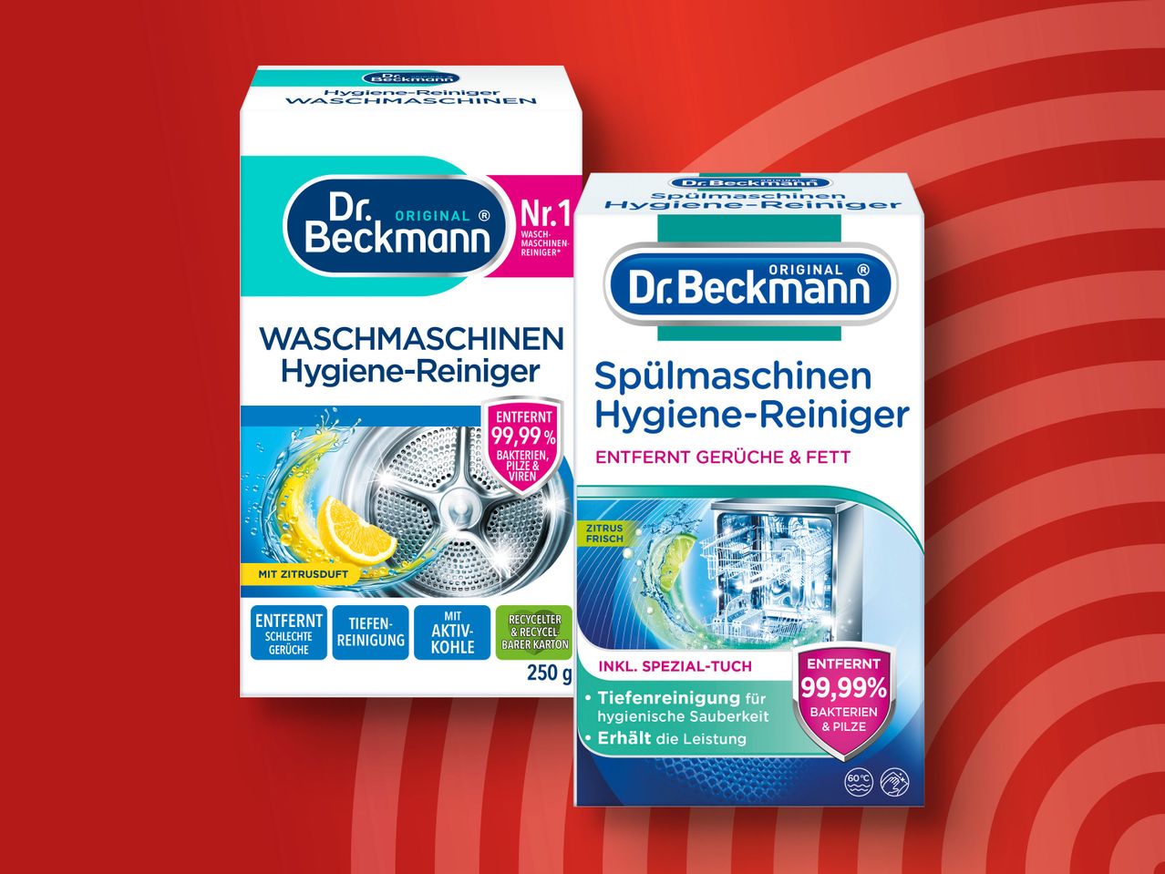 Gehe zu Vollbildansicht: Dr. Beckmann Spülmaschinen/Waschmaschinen Hygiene-Reiniger - Bild 1