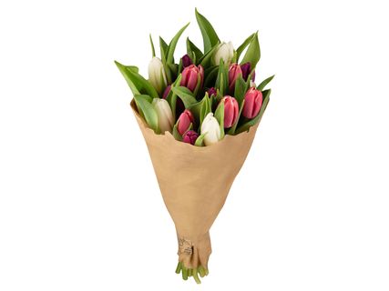 Sokszínű tulipáncsokor*