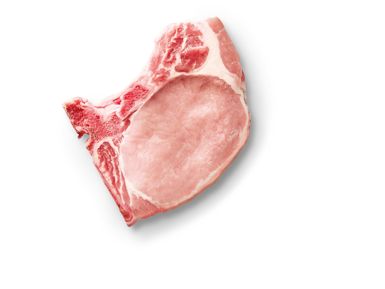 Frisches Schweinekotelett.