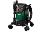 Parkside pressure washer with wheels and hose.