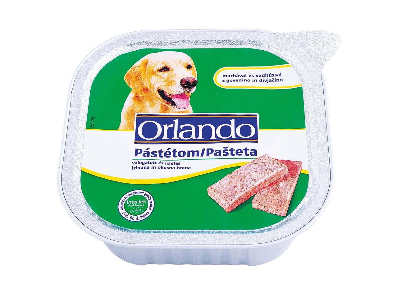 Orlando kutya pásztétom.