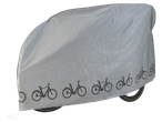 Husă pentru bicicletă cu imprimeu de biciclete.