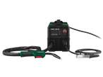 PARKSIDE® Inverter Flux Cored Wire Welder PIFDS 120 B2 with welding torch and ground clamp.