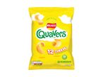 Walkers Quavers cheese flavour potato snacks.