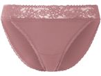 Mutandine rosa con bordo in pizzo