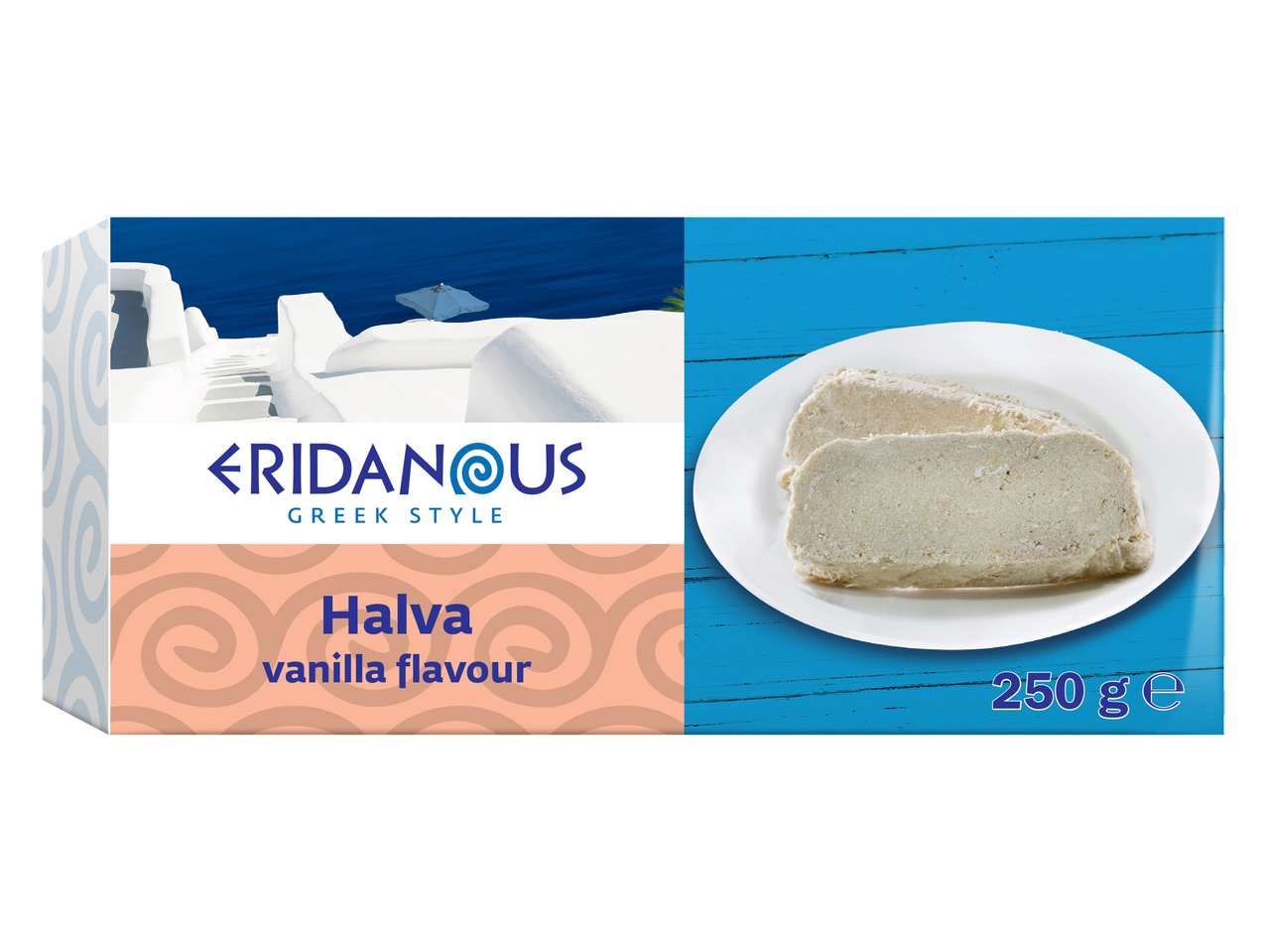 Halva vanilie Eridanous, stil grecesc (250g).