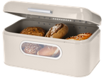 Silvercrest® Brotkasten avatud kaane ja erinevate leibadega