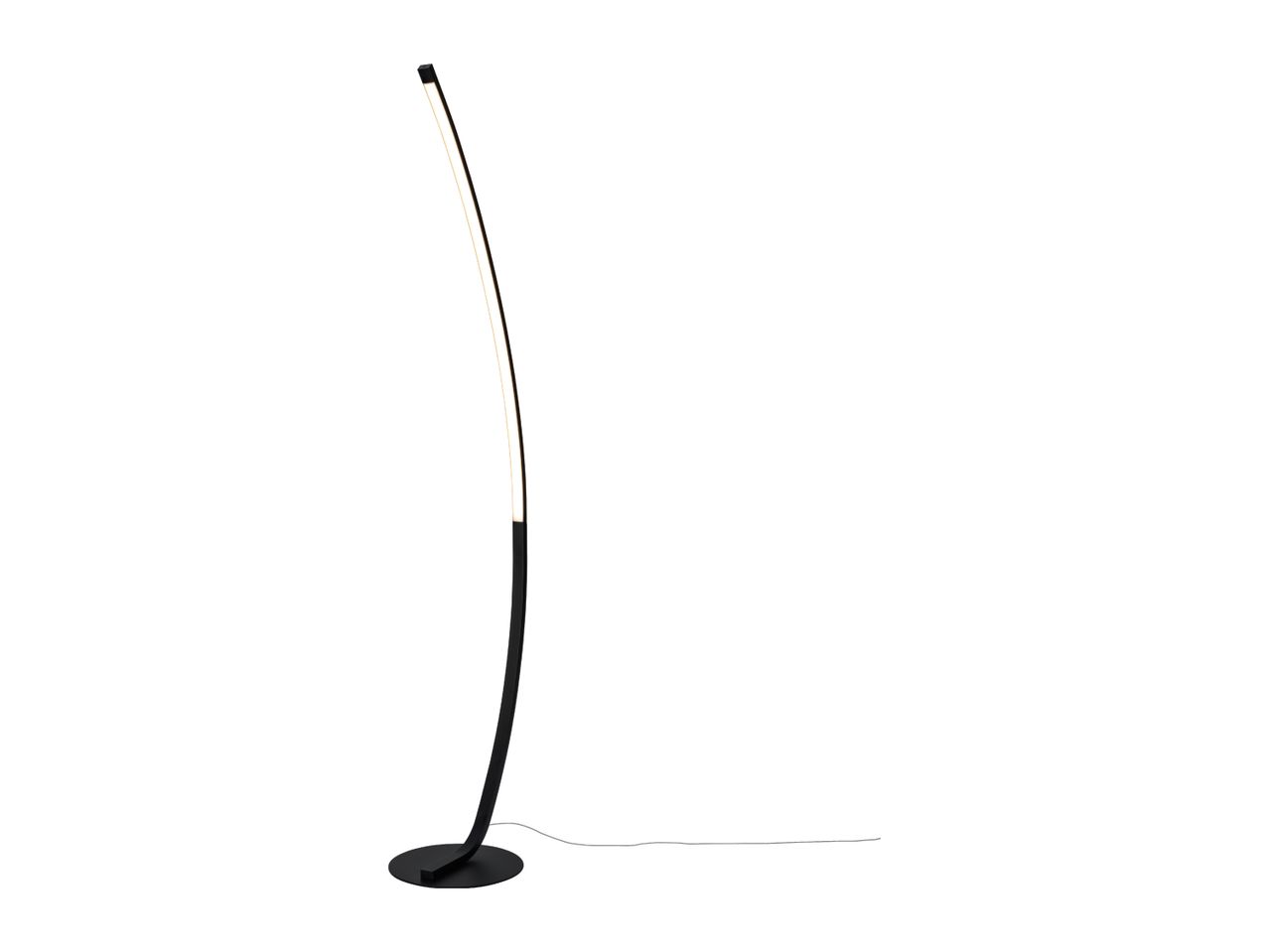 LIVARNO Black Curved LED Floor Lamp