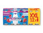 Pakke med 12 Actimel drikkeyoghurter med hindbær- og skovfrugtsmag, der styrker immunforsvaret.