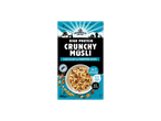 Muesli crocant Crownfield, bogat în proteine, cu ciocolată și semințe de dovleac.