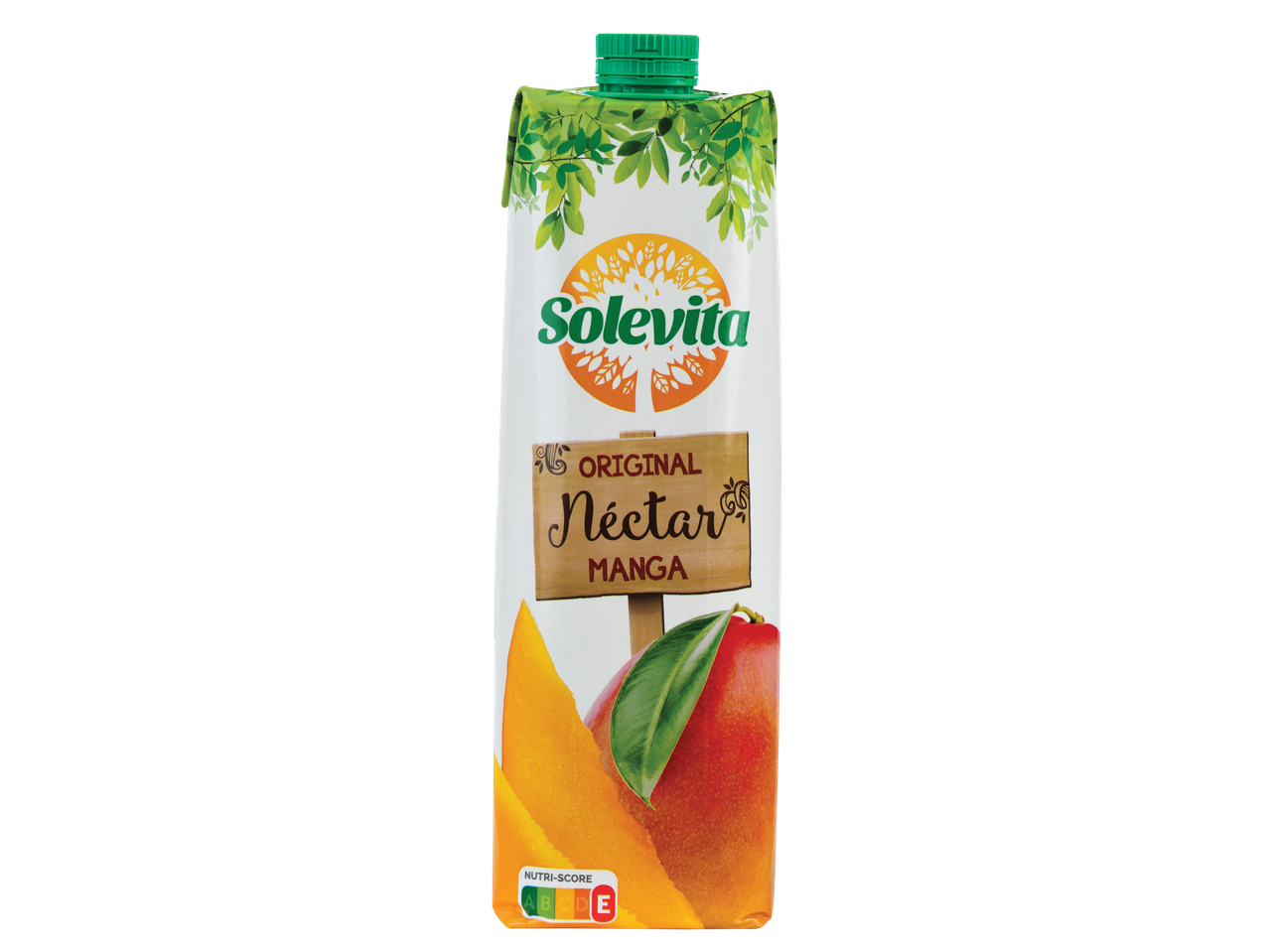 Solevita Néctar Original de Manga em embalagem de cartão com Nutri-Score E.