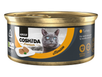 Coshida Selection Cat Food Mousse with Turkey, 85g can for adult cats.