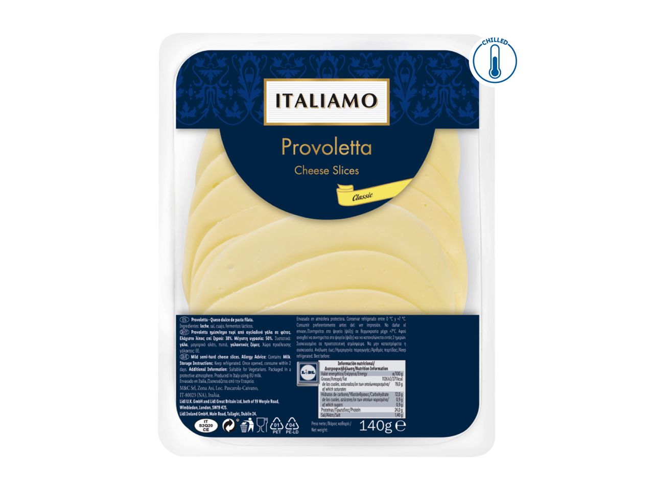 Provoletta Cheese Slices assorted